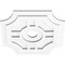Ekena Millwork Haus Architectural Grade PVC Contemporary Ceiling Medallion, 20"OD x 3"ID x 6 1/2"C x 1"P CMP20HS-03000 - alternate 4